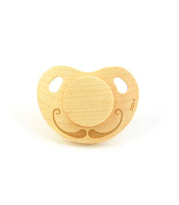 Suce Boka en bois avec moustache un produit d'arboreka